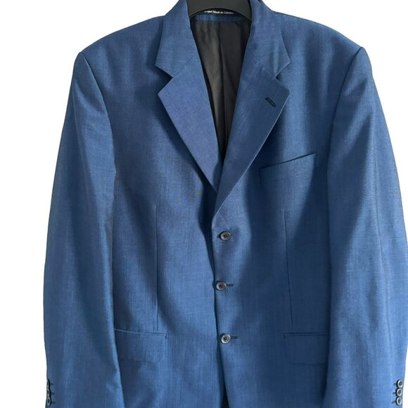 Gordons By Stratford jacket size 42Tall blue men jacket blazer - Picture 3 of 12